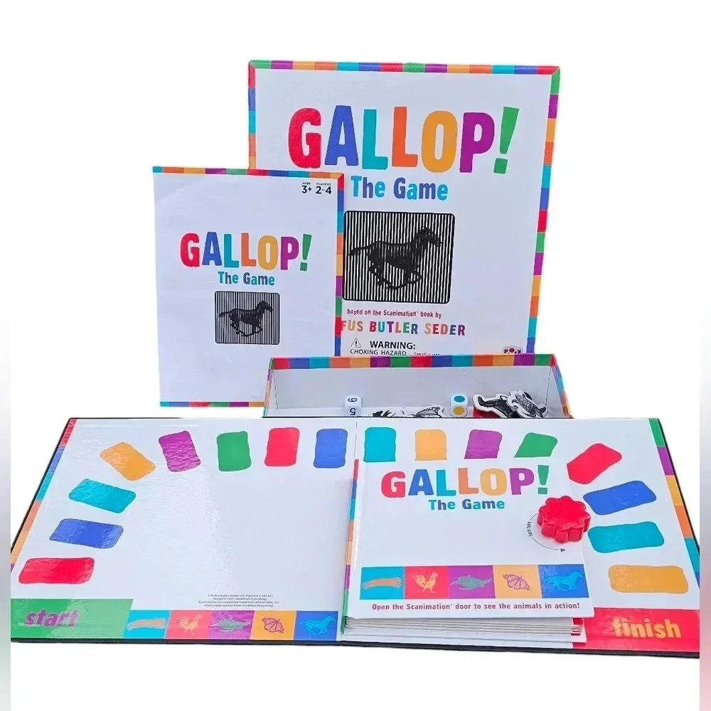 Gallop! The Game. Based On Scanimation, The Illusion Of Moving Items.​​​​​